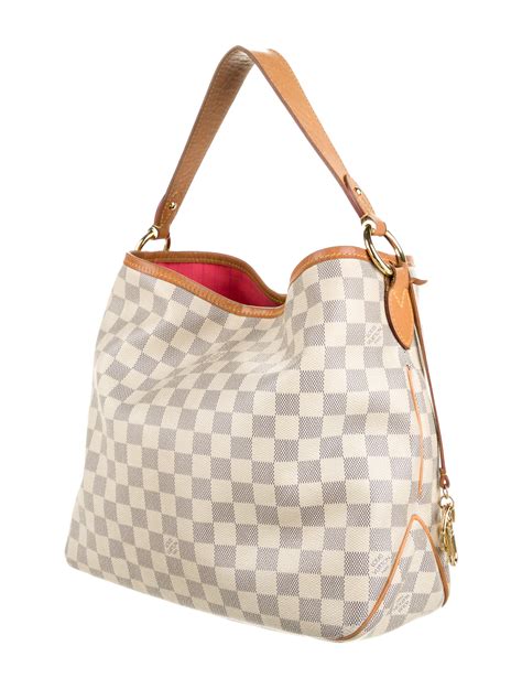 lv delightful pm damier azur|LOUIS VUITTON Damier Azur Delightful PM .